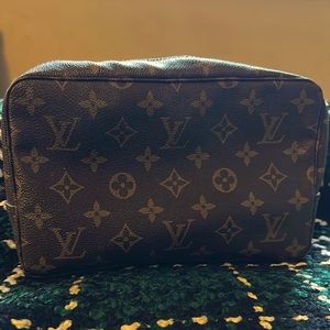 Louis Vuitton Trousse Vintage Toiletry Pouch/Makeup Bag Monogram 23
